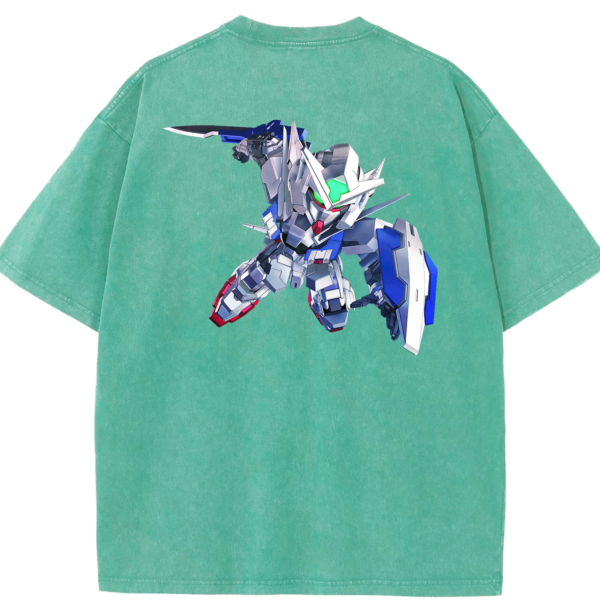 （画像用） 機動戦士ガンダム Mobile Suit Gundam 綿100% ヴィンテージ風 半袖Tシャツ（背面プリント）